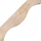 Ekena Millwork 5 1/2"W x 26"D x 26"H Funston Smooth Knee Brace, Douglas Fir BRC06X26X26FST00SDF - alternate 3